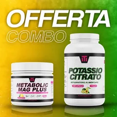 Offerta combo: Metabolic MAG 300gr + Potassio Citrato 160 cps
