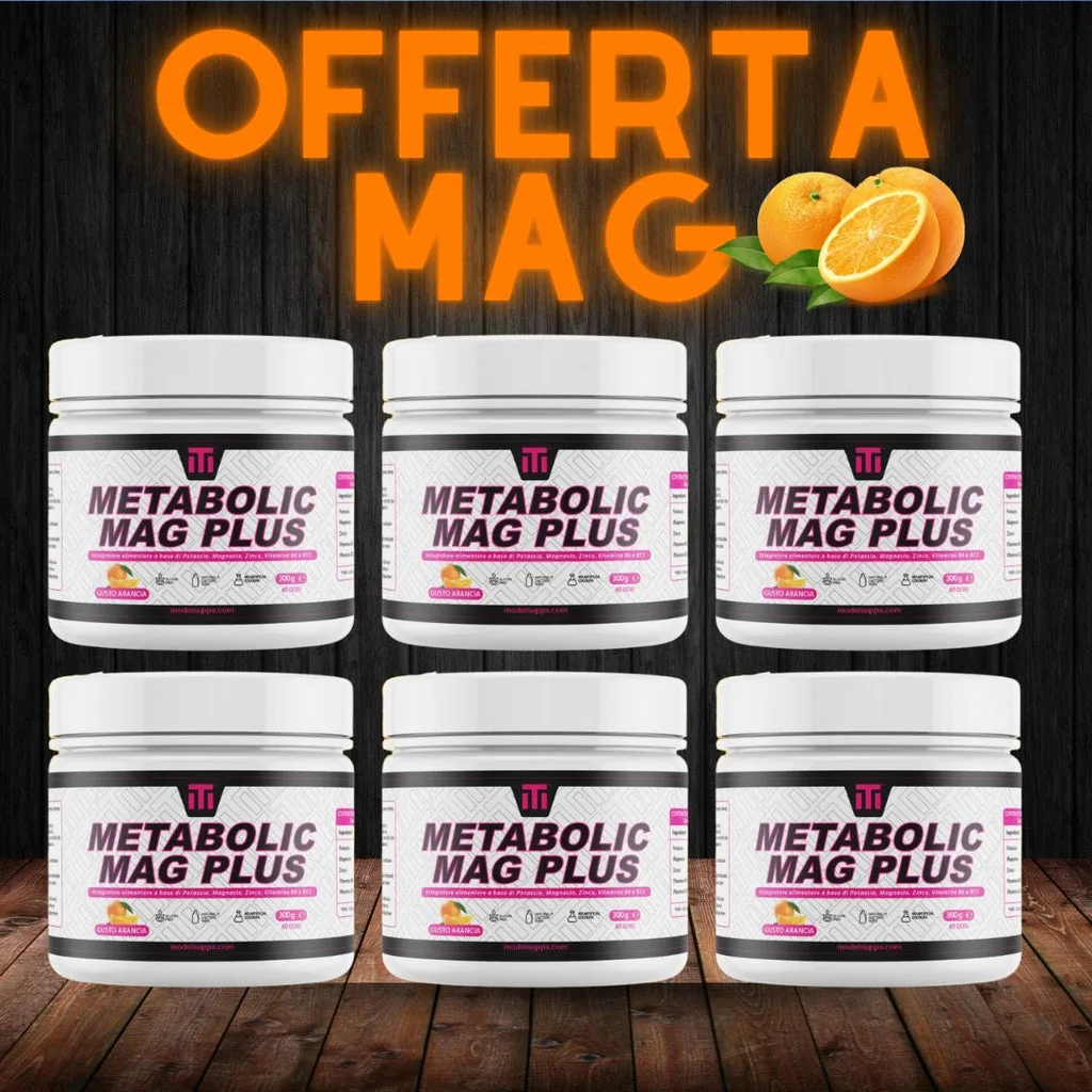 OFFERTA MAGNESIO ARANCIO - fornitura 6 confezioni